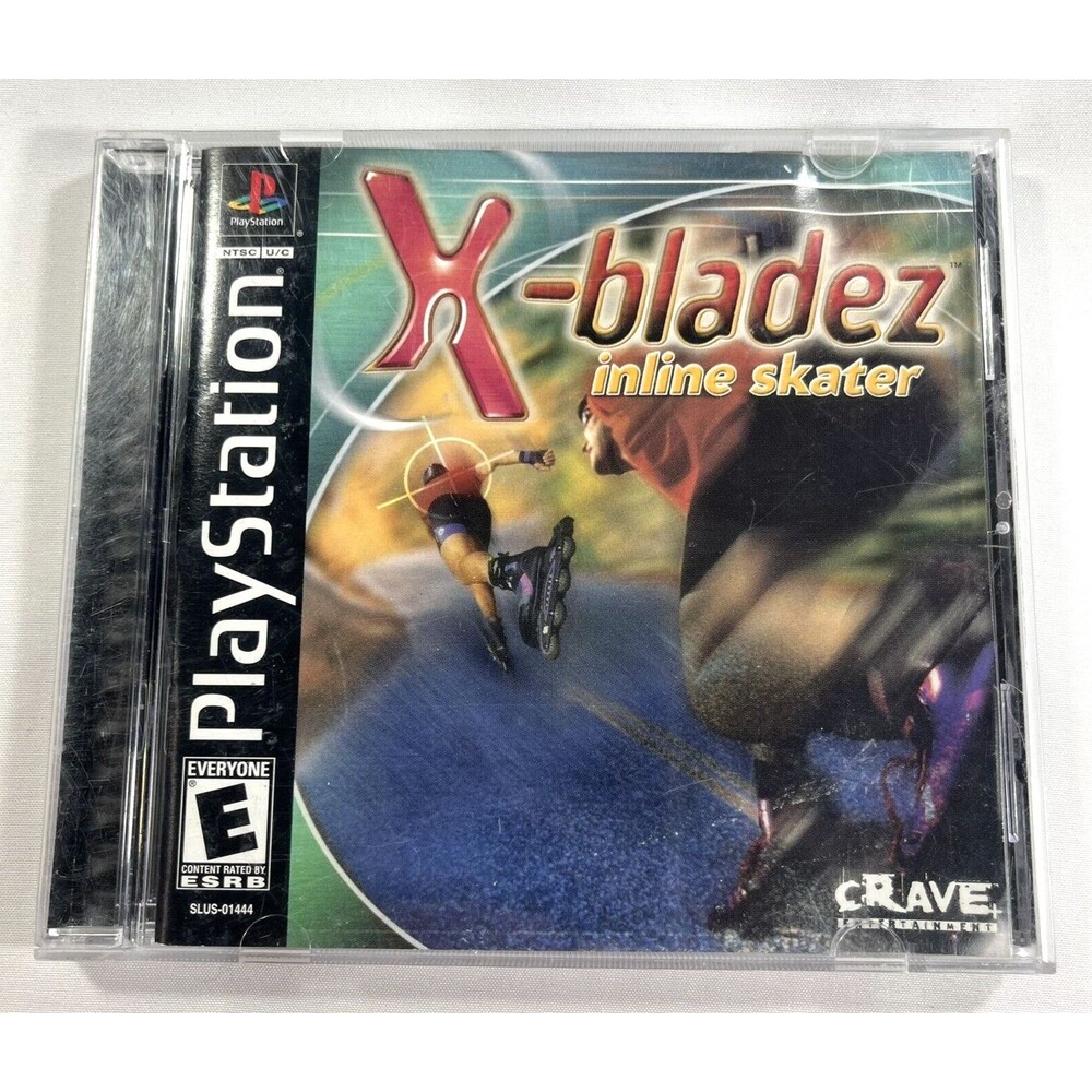 Complete X-Bladez Inline Skater Sony PlayStation 1 Complete with Manual Tested